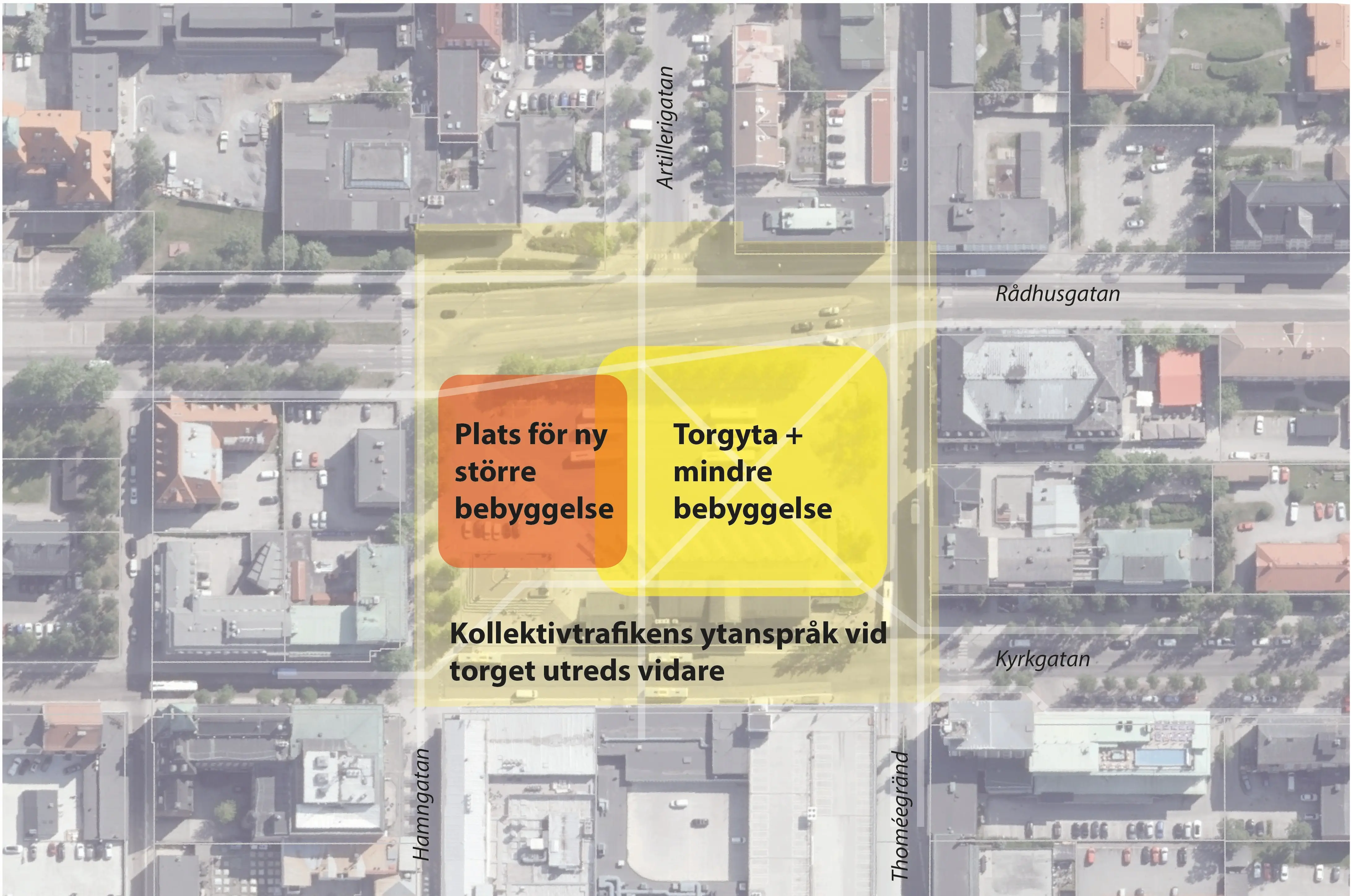 Principskiss över Gustav III:s torg