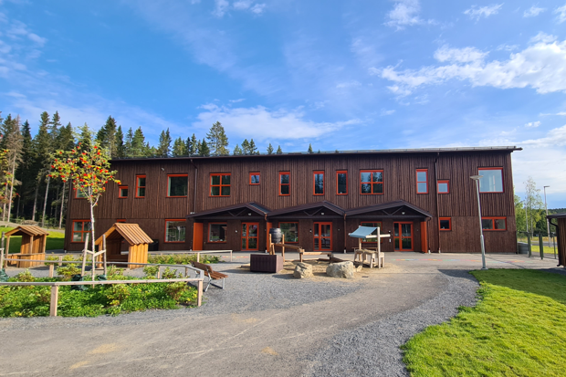 Vybild över förskolan Brittsbo.
