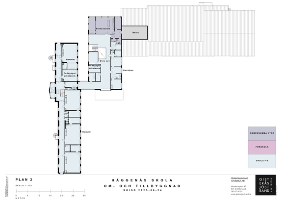 planritning över lokalerna på plan 2