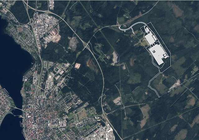 Karta över området