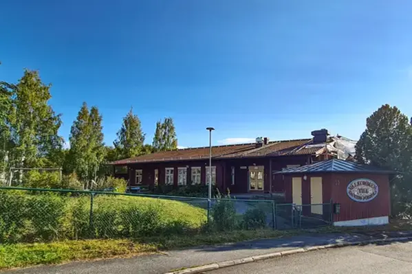 en förskolas exteriör