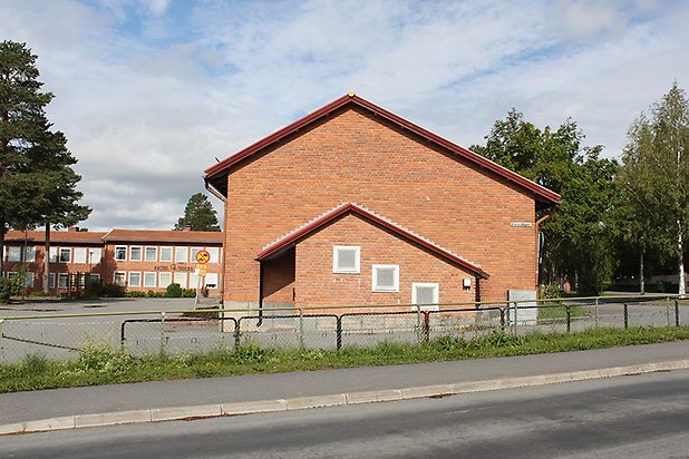 Brunflo-Backen 1:60. Byggnad i tegel.