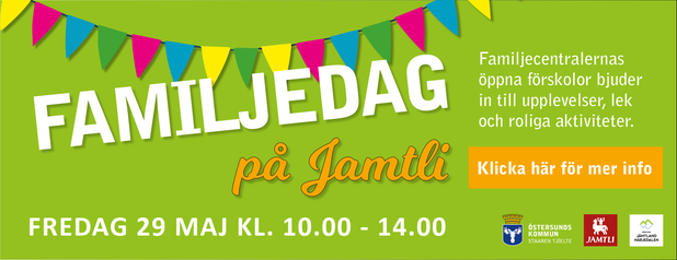 Familjedag på Jamtli fredag 2 juni klockan 10.00-14.00