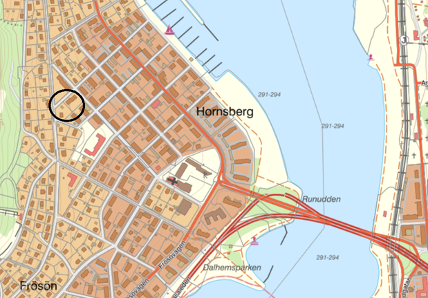 Mall för kartbild