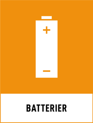 Symbol för batterier