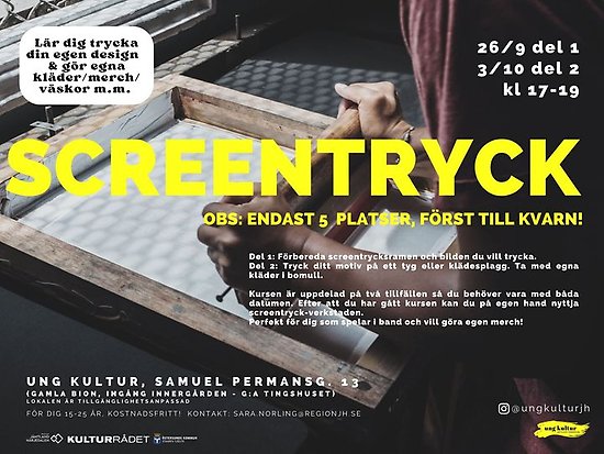 Screentryck affisch