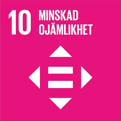 Mål 10 globala målen: Minskad ojämlikhet
