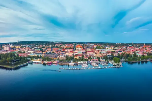Vybild över Östersund.