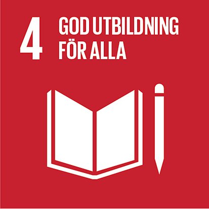 Mål 4 globala målen: god utbildning för alla