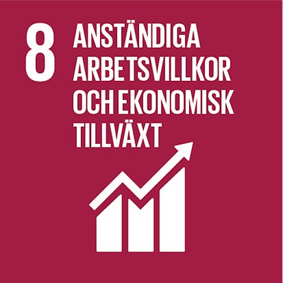 Mål 8 globala målen: Anständiga arbetsvillkor och ekonomisk tillväxt