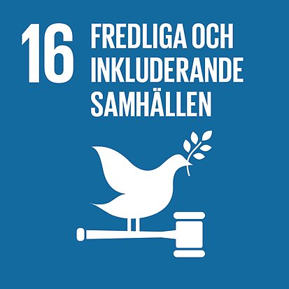 Mål 16 globala målen: Fredliga och inkluderande samhällen